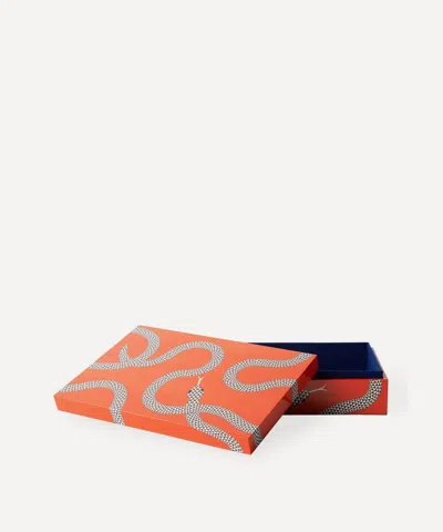 Jonathan Adler Eden Large Box In Orange