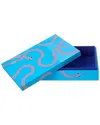 Jonathan Adler Eden Large Lacquer Box In Blue