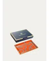 Jonathan Adler Eden Rectangular Tray In Orange