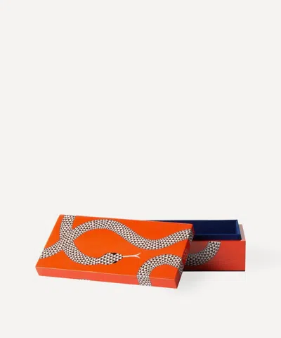 Jonathan Adler Eden Small Box In Orange
