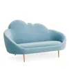 Jonathan Adler Ether Cloud Settee In Blue
