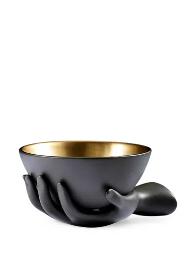 Jonathan Adler Eve Accent Bowl In Black