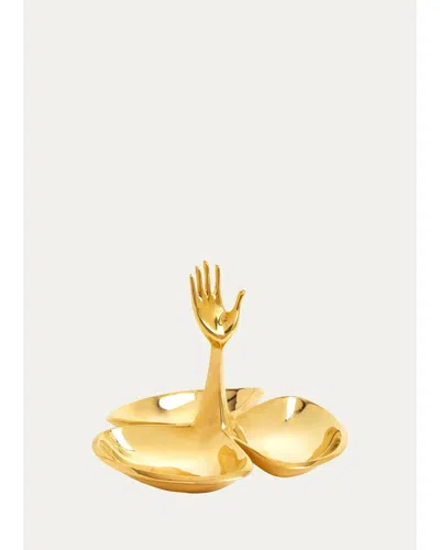 Jonathan Adler Eve Bon Bon Dish In Gold