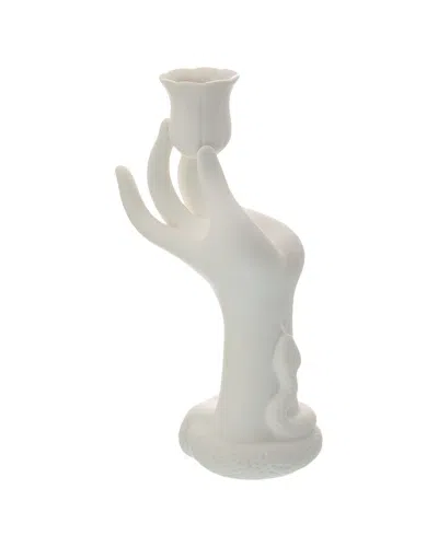 Jonathan Adler Eve Candle Holder In White
