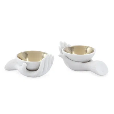 Jonathan Adler Eve Salt Cellar Set In Multi