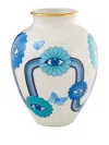 Jonathan Adler Eye-flower Vase In White