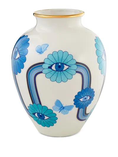 Jonathan Adler Eye-flower Vase In White