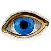 Jonathan Adler Eye Trinket Tray In Blue/gold