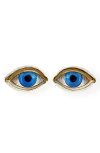 Jonathan Adler Eye Trinket Tray Set Of Two In Multi