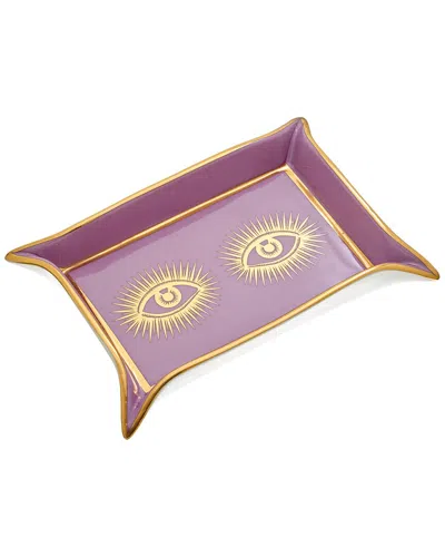 Jonathan Adler Eyes Valet Tray In Purple