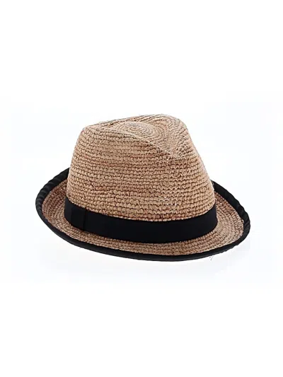 Pre-owned Jonathan Adler Fedora In Brown