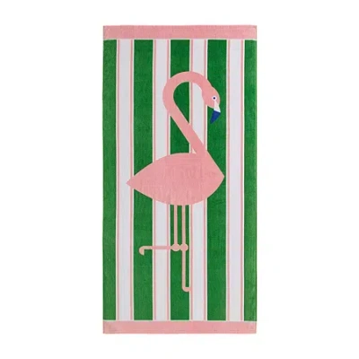 Jonathan Adler Flamingo Beach Towel In Multi