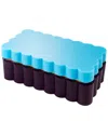 Jonathan Adler Large Fleur Acrylic Box In Blue