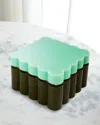 Jonathan Adler Medium Fleur Acrylic Box In Multi