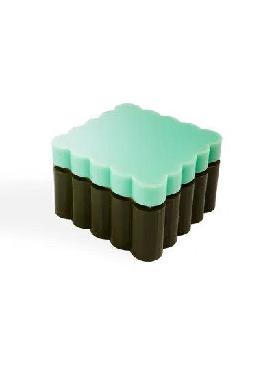 Jonathan Adler Fleur Medium Box In Green