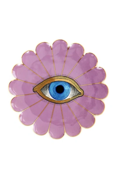 Jonathan Adler Fleur Trinket Tray In Multi