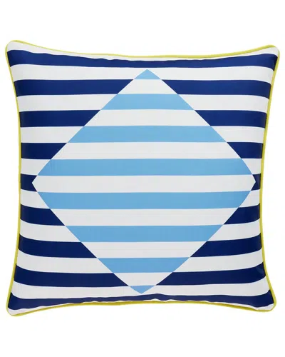 Jonathan Adler Flip Stripe Reversible Outdoor Pillow - 20 X 20