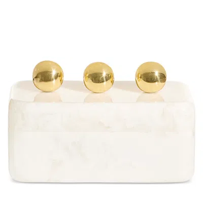 Jonathan Adler Fontana Box In White