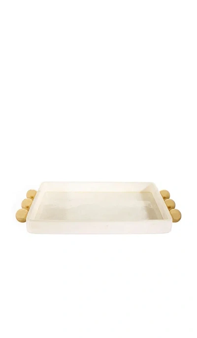 Jonathan Adler Fontana Tray In Neutral