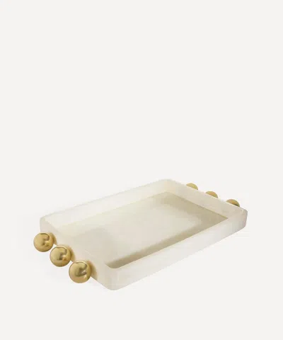 Jonathan Adler Fontana Tray In Neutral