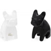 Jonathan Adler French Bulldog Salt And Pepper Shakers In Black