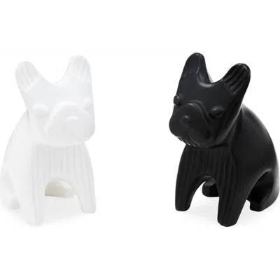 JONATHAN ADLER JONATHAN ADLER FRENCH BULLDOG SALT AND PEPPER SET
