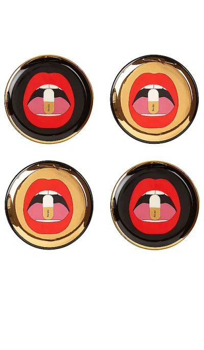 Jonathan Adler Full Dose Coasters In N,a