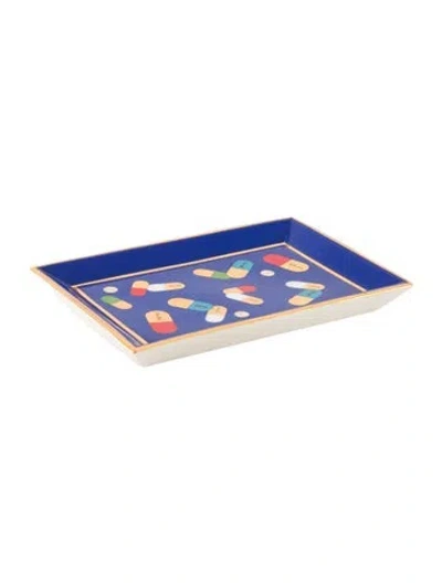 Pre-owned Jonathan Adler Full Dose Rectangle Tray In Multi