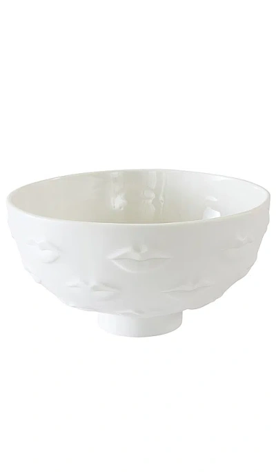 Jonathan Adler Gala Lips Bowl In White