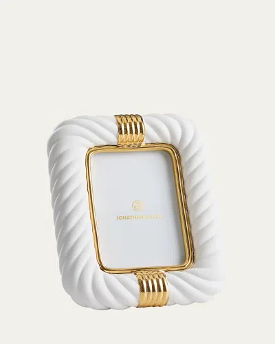 Jonathan Adler Geneva Frame, 4" X 6" In White