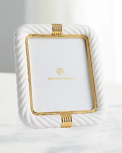Jonathan Adler Geneva Frame, 8" X 10" In White