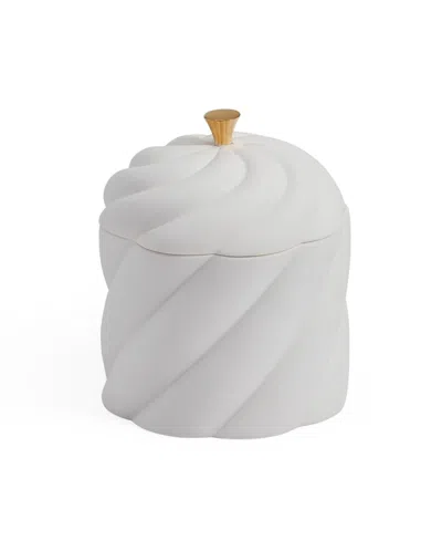 Jonathan Adler Geneva Medium Decorative Box In White