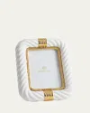 Jonathan Adler Geneva Photo Frame, 5" X 7" In White