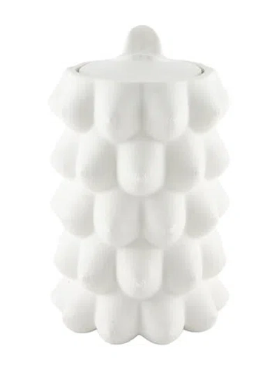 Pre-owned Jonathan Adler Georgia Jar In White