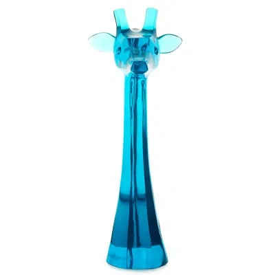 Jonathan Adler Giant Acrylic Giraffe In Blue