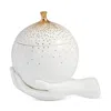 Jonathan Adler Gilded Eve Box In White