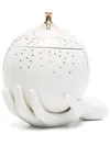 Jonathan Adler Gilded Eve Ceramic Box In White