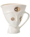 Jonathan Adler Gilded Giuliette Pitcher In White