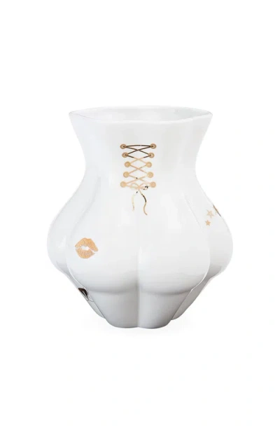 Jonathan Adler Gilded Kiki's Derrière Vase In Multi