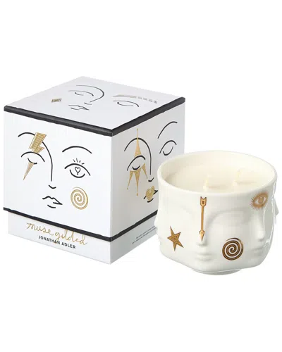 Jonathan Adler Gilded Muse Candle In Neutral