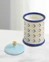 Jonathan Adler Gilded Wasp Scented Candle, 13.9 Oz. In Blue