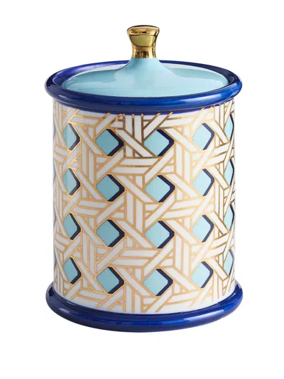 Jonathan Adler Gilded Wasp Scented Candle In Blue