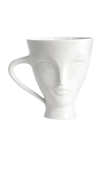 Jonathan Adler Giuliette Mug In White