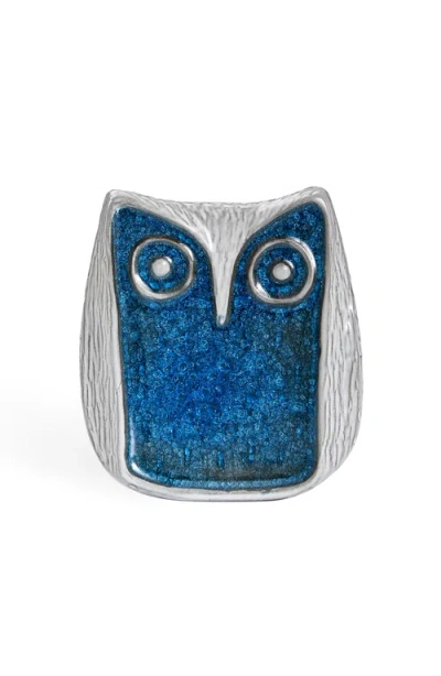 Jonathan Adler Glass Menagerie Screech Owl Sculpture In Multi