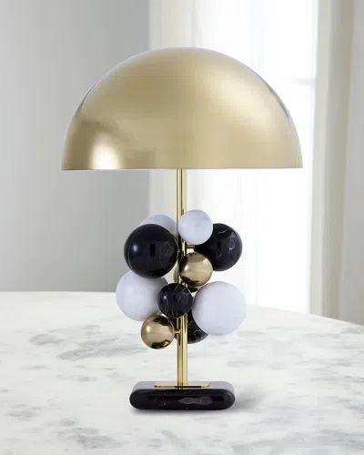 Jonathan Adler Globo 25" Table Lamp In Brass