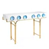 Jonathan Adler Globo Console Table In White Gloss
