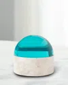 Jonathan Adler Globo Medium Box In Aqua