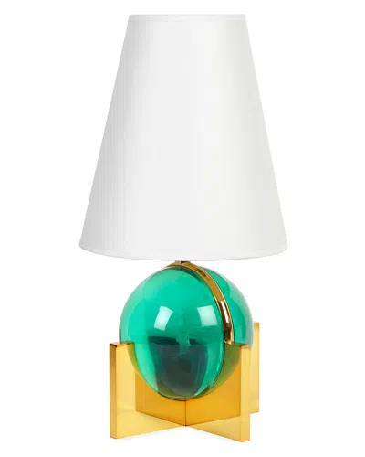 Jonathan Adler Globo Vanity Lamp In Green
