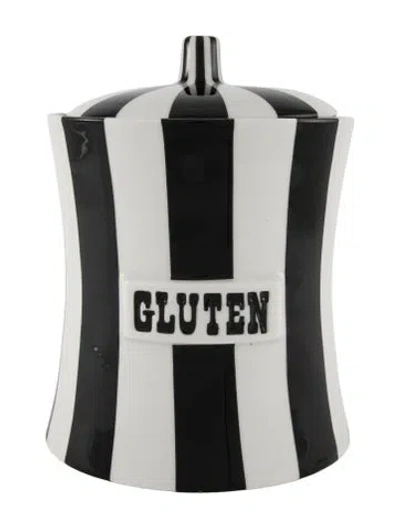 Pre-owned Jonathan Adler Gluten Apothecary Cannister In Multi