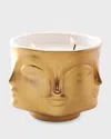 Jonathan Adler Gold Muse Candle In Brown